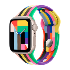 Умные часы Apple Watch SE 3 (2025) GPS, 40mm, Starlight Aluminium Case with Pride Edition Sport Band, S/M