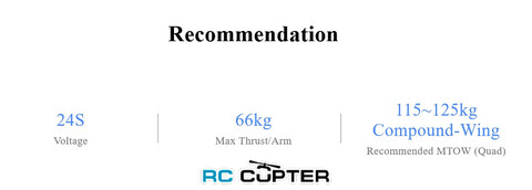 T-Motor VL1165 KV60 (42", 24S, 66 кг)