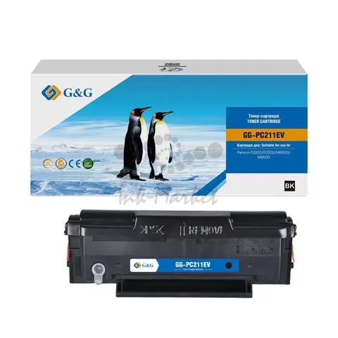 GG-PC211EV G&G Тонер-картридж для  Pantum P2200/2500, M6500/6600 (1600 стр)