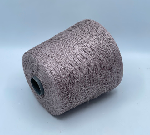 Бобинная пряжа, Linen, 1/960 960м, 100% Лен, Пыльный,серо-розовый. 40747