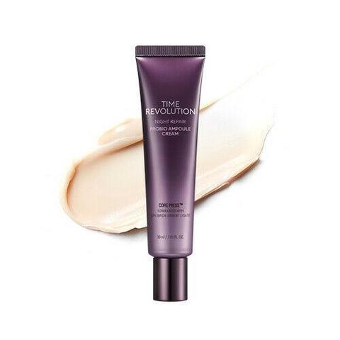 Missha Time Revolution Night Repair Probio Ampoule Cream ночной омолаживающий ампульный крем с пробиотиками