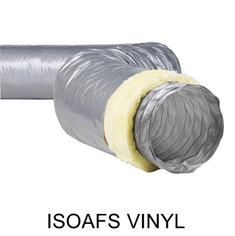 Воздуховод гибкий теплоизолированный Ровен ISOAFS-VINYL GREY 102 мм х 10 м