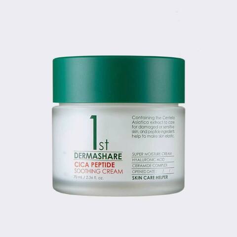 DERMASHARE Крем «СОС-восстановление» с центеллой и пептидами first cica peptide soothing cream 70мл