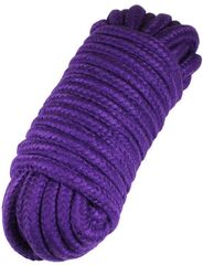 Фиолетовая верёвка для бондажа и декоративной вязки - 10 м. - 