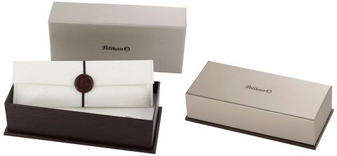 Ручка перьевая Pelikan Souverän® M1000 Black GT, F (987388)