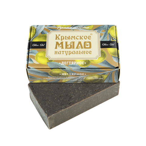 МДП Крымское натуральное мыло на оливковом масле ДЕГТЯРНОЕ, 50г