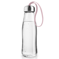 Бутылка стеклянная, 500 мл, розовая, фото 3