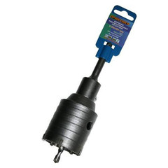 Коронка твердосплавная ПРАКТИКА SDS- Plus ударная 55 мм (1шт.) клипса (034-694)