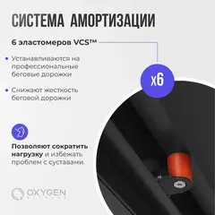 Беговая дорожка Oxygen Fitness M-CONCEPT SPORT (Black)