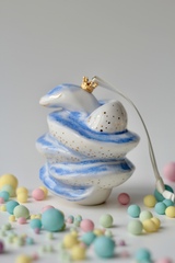 Фарфоровая елочная игрушка 