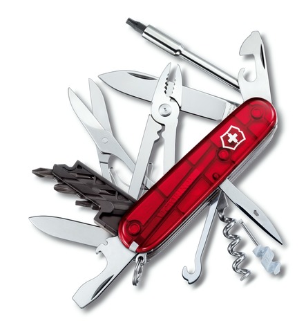 Складной нож Victorinox CyberTool M 34 (1.7725.T) 91 мм., 34 функции - Wenger-Victorinox.Ru