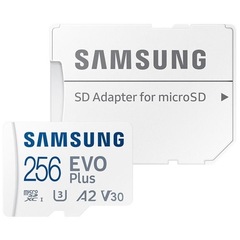 Карта памяти microSDXC 256GB SAMSUNG EVO PLUS Class 10, UHS-I