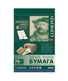 Самоклеящаяся бумага Lomond универсальная для этикеток, A4, (210 x 297 мм), 70 г/м2, 50 листов, 8 делений (105 x 74.3 мм) (2100045)