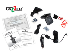 Купить автомобильный видеорегистратор Gazer H521.