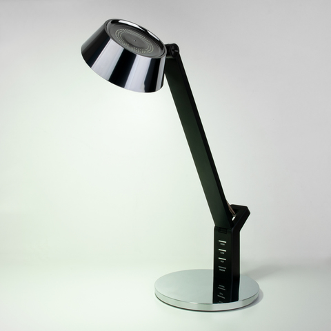 Настольная светодиодная лампа 80426/1 черный/серебро