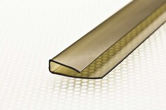 Профиль UP (торцевой) PolyPlast, 2,1м (толщина 6 мм) бронзовый
