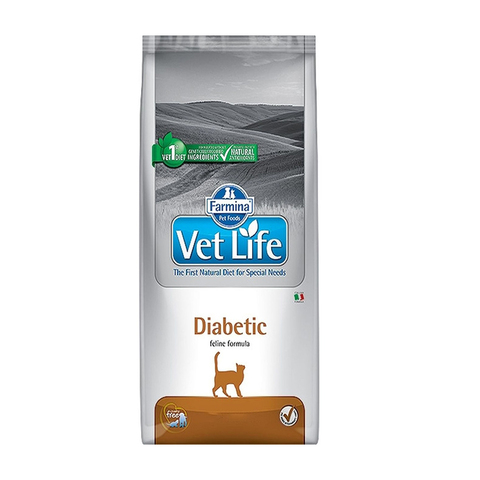Сухой корм Farmina Vet Life Cat Diabetic с сахарным диабетом для взрослых кошек, 10 кг.