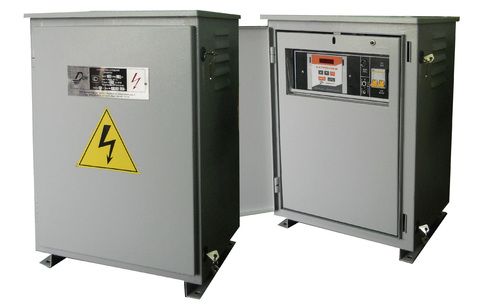 Automatic cathodic protection rectifier UKZT-AU OPE TM-GSM 0,6 Y1 with telemechanics controller in the compact box