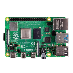 Raspberry Pi 4 Model B (RA544) Retail, 1GB RAM, Broadcom BCM2711 Quad core Cortex-A72 (ARM v8) 64-bit SoC @ 1.5GHz CPU, WiFi, Bluetooth, 40-pin GPIO, 2x USB 3.0, 2xUSB 2.0, 2x micro-HDMI, CSI camera port, DSI display port, MicroSD port, USB-C 5V Powe