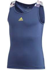 Футболка для девочки Adidas G Keyhole Tank - tech indigo/shock yellow