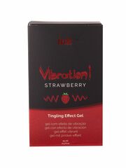 Жидкий интимный гель с эффектом вибрации Vibration! Strawberry - 15 мл. - 