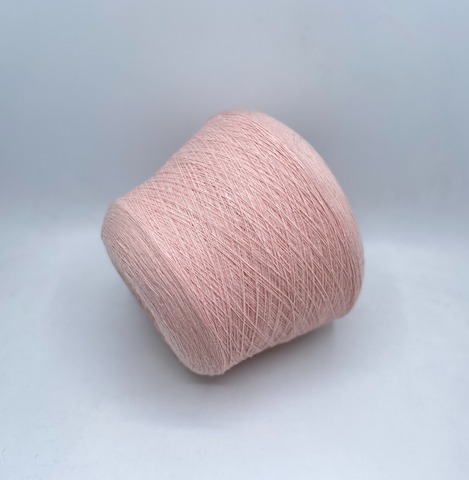 Бобинная пряжа (пр.Италия), 1500м/100гр, 80%шерсть, 20%полиамид, цвет- Розовый, арт.31665