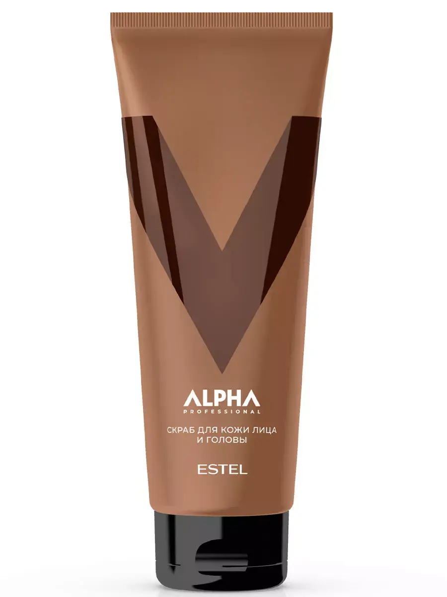 ESTEL ALPHA PRO Скраб для кожи лица и головы, 250 мл
