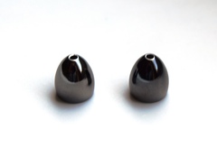 Концевик 8мм, внутр диаметр 6,5мм, покрытие темный родий