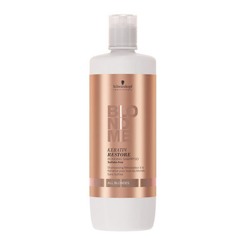 Schwarzkopf Blondme Keratin Restore Bonding Shampoo All Blondes - Бондинг-шампунь кератиновое восстановление для волос блонд