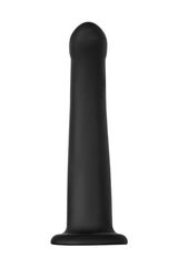 Черный анальный фаллоимитатор Serpens M - 17,5 см. - 