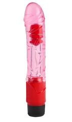 Розовый вибратор-реалистик 9 Inch Realistic Vibe - 22,3 см. - 
