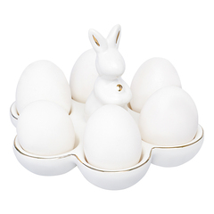 Подставка для яиц easter bunny из коллекции essential, 17х17x12,5 см