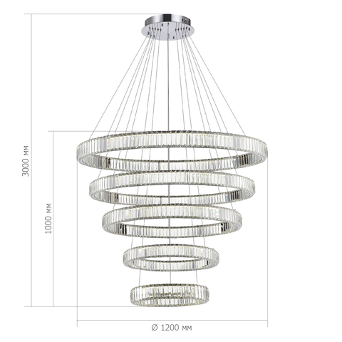 Люстра подвесная ST Luce Tivoli SL1622.113.05