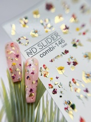 Слайдер-дизайн Nail Design Combi 146 ( золото)