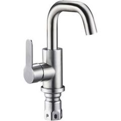 SAP1-A097 Смеситель высокий для умывальника, гайка, нержавейка