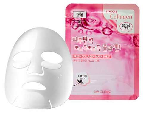 Тканевая маска для лица КОЛЛАГЕН 3W CLINIC