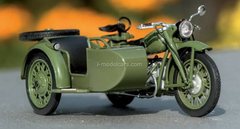 Motorcycle M-72 IMZ Ural sidecar 1955 khaki 1:24 DeAgostini Moto Legends USSR #1