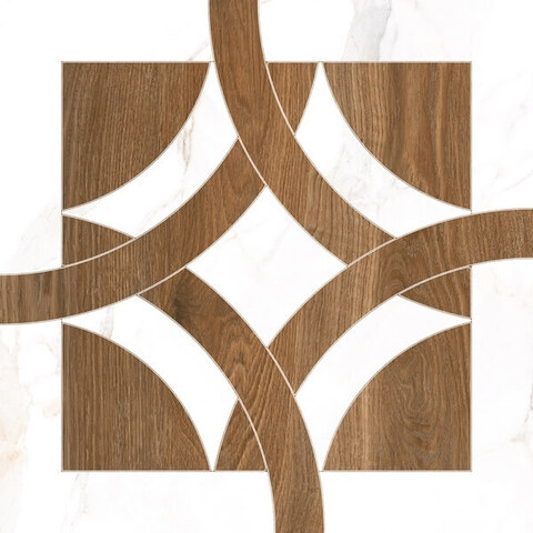 Decovita Circle Art Oro Full Lappato 60x60