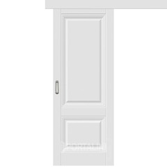 Купить Межкомнатная одностворчатая дверь купе эмаль VFD Barcelona 2 Polar белая глухая
