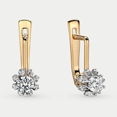 Серьги золотые