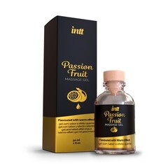 Intt Passion Fruit Massage Gel - Съедобный гель для интимного массажа, 30 мл (маракуйя)