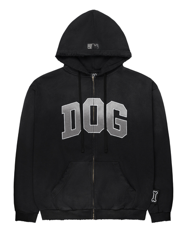 Зип-худи «DOG» черный