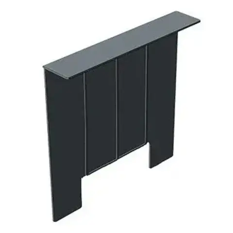 Перегородка-сифон для дождеприемника Gidrolica Point ДП 40.40 — пластиковая