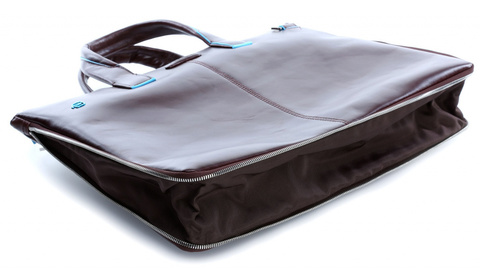 Сумка для ноутбука Piquadro Blue Square, коричневый, кожа натуральная (CA4021B2/MO)