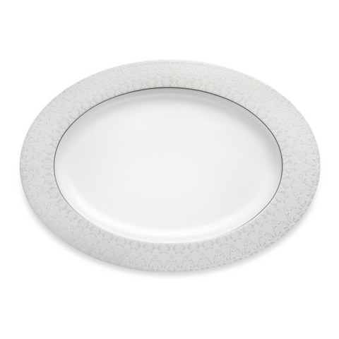 Блюдо овальное 38см Narumi Аврора жемчуг