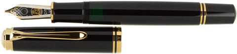 Ручка перьевая Pelikan Souverän® M1000 Black GT, F (987388)