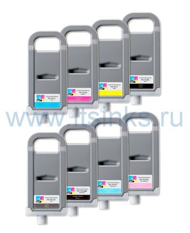 Комплект из 8 картриджей PFI-701