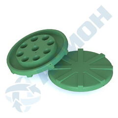Крышка для септика Анион(700x700x118см;зеленый) - арт.559469