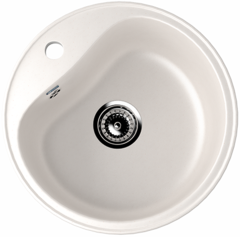 ULGRAN U-100  Круглая мойка с отверстием под смеситель