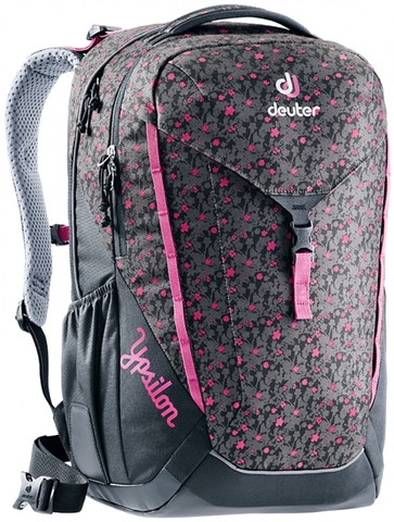 Картинка рюкзак школьный Deuter ypsilon black flora - 1